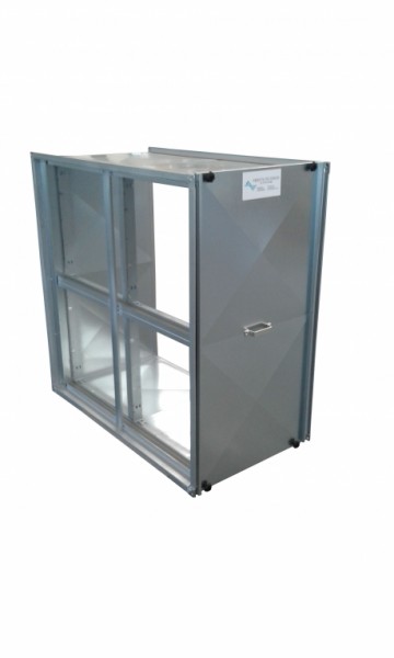 Filterkast VT 1224, gegalvaniseerd staal, afm. 610 x 305 x 700 mm (capaciteit: 1700 m³/uur)