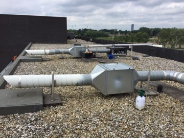 Filterkast VT 4848, gegalvaniseerd staal, afm. 1220 x 1220 x 700 mm (capaciteit: 13.600 m³/uur)