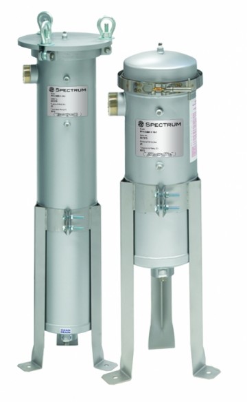 SBH zakkenfilter behuizing voor één flterzak maat 2 - aansluiting: 2