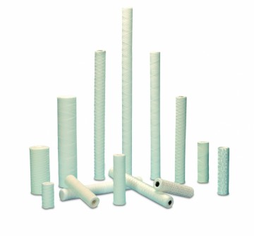 SWC 1 micron 10 inch (katoenen filterkaars voor industrieel gebruik, set van 4 stuks)